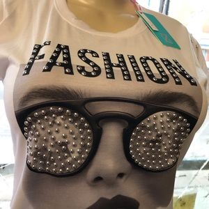 White Fashion T-Shirt